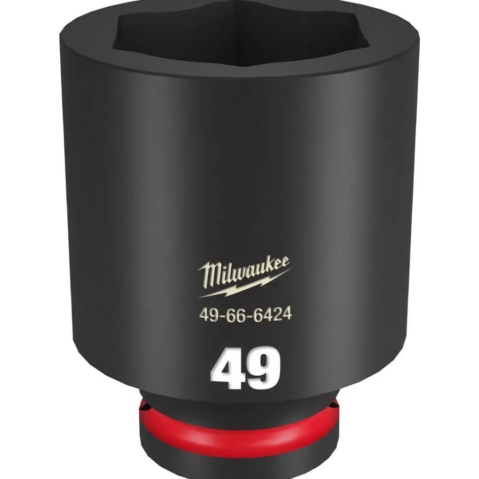 Milwaukee Shockwave Impact Duty 3/4" Drive 49mm Deep 6 Point Socket 49-66-6424