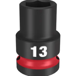 Milwaukee Shockwave Impact Duty 1/2" Drive 13mm Standard 6 Point Socket 49-66-6245