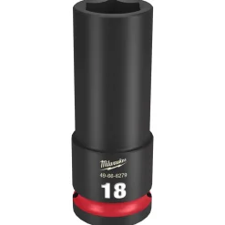 Milwaukee Shockwave Impact Duty 1/2" Drive 18mm Deep 6 Point Socket 49-66-6279