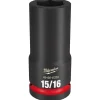Milwaukee Shockwave Impact Duty 3/4" Drive 15/16" Deep 6 Point Socket 49-66-6338