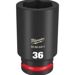 Milwaukee Shockwave Impact Duty 3/4" Drive 36mm Deep 6 Point Socket 49-66-6411