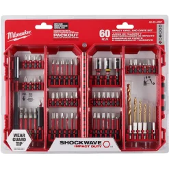 Milwaukee SHOCKWAVE Impact Duty Drill and Drive Set - 60 Piece 48-32-4097