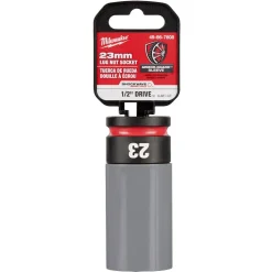Milwaukee SHOCKWAVE Impact Duty 1/2" Drive 23MM Metric Lug Nut Wheel Socket 49-66-7808