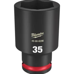 Milwaukee Shockwave Impact Duty 1/2" Drive 35mm Deep 6 Point Socket 49-66-6296