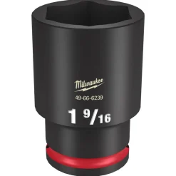 Milwaukee Shockwave Impact Duty 1/2" Drive 1-9/16" Deep 6 Point Socket 49-66-6239