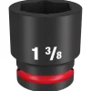 Milwaukee Shockwave Impact Duty 3/4" Drive 1-3/8" Standard 6 Point Socket 49-66-6313