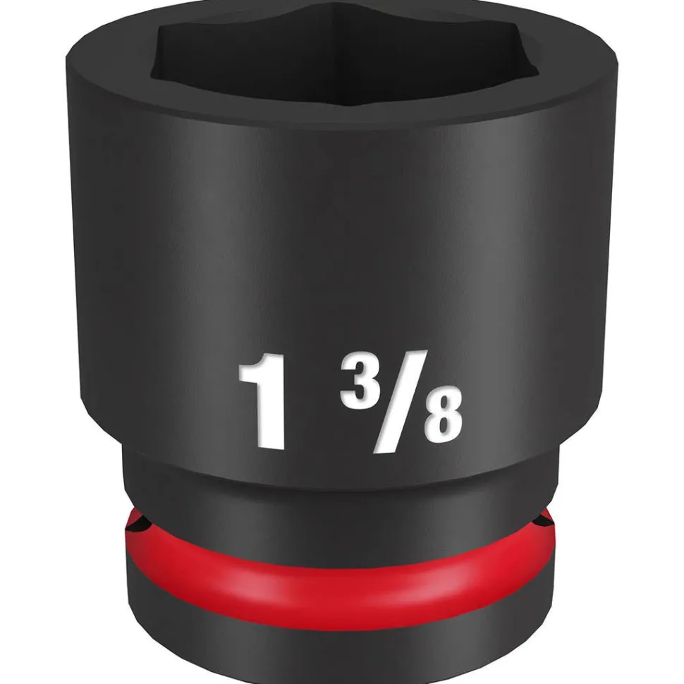 Milwaukee Shockwave Impact Duty 3/4" Drive 1-3/8" Standard 6 Point Socket 49-66-6313