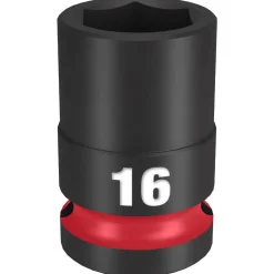 Milwaukee Shockwave Impact Duty 1/2" Drive 16mm Standard 6 Point Socket 49-66-6248