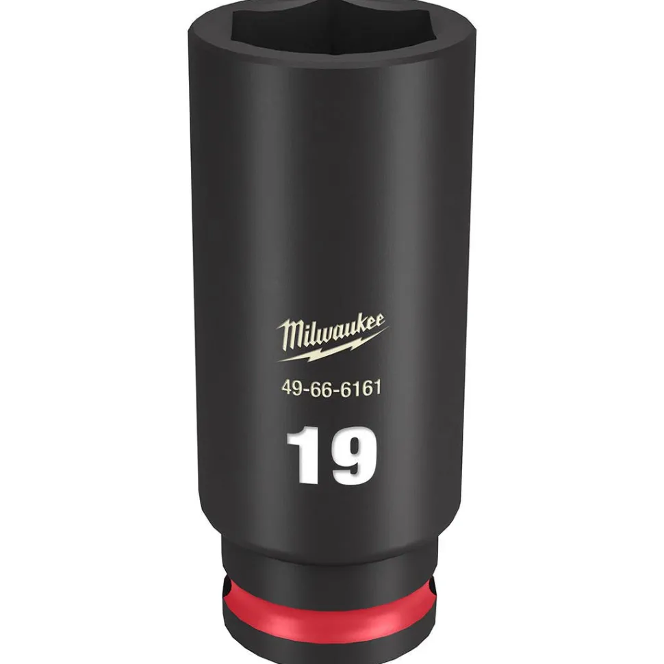 Milwaukee Shockwave Impact Duty 3/8" Drive 19mm Deep 6 Point Socket 49-66-6161