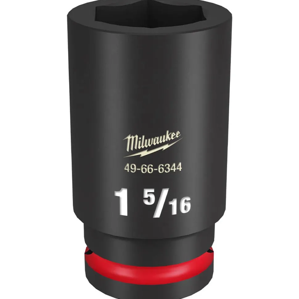 Milwaukee Shockwave Impact Duty 3/4" Drive 1-5/16" Deep 6 Point Socket 49-66-6344