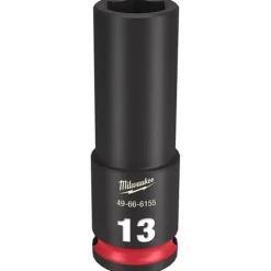 Milwaukee Shockwave Impact Duty 3/8'' Drive 13mm Deep 6 Point Socket 49-66-6155