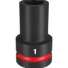 Milwaukee Shockwave Impact Duty 1" Drive 1" Deep 6 Point Socket 49-66-6504