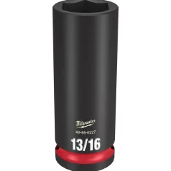 Milwaukee Shockwave Impact Duty 1/2" Drive 13/16" Deep 6 Point Socket 49-66-6227