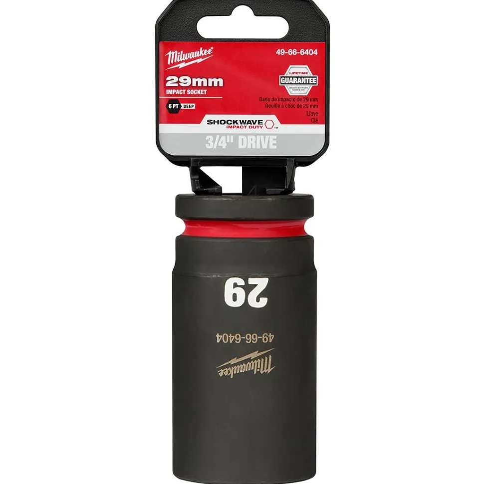 Milwaukee Shockwave Impact Duty 3/4" Drive 29mm Deep 6 Point Socket 49-66-6404
