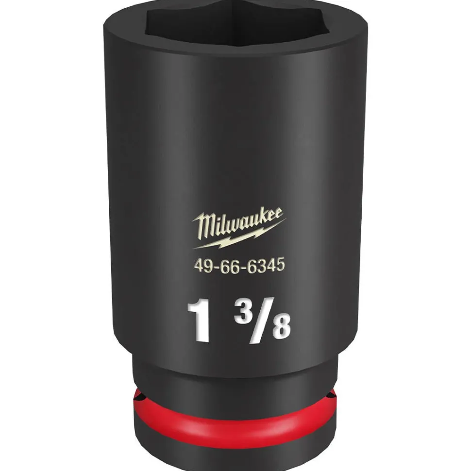 Milwaukee Shockwave Impact Duty 3/4" Drive 1-3/8" Deep 6 Point Socket 49-66-6345