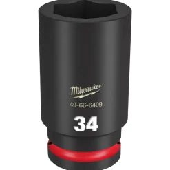 Milwaukee Shockwave Impact Duty 3/4" Drive 34mm Deep 6 Point Socket 49-66-6409