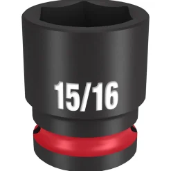 Milwaukee Shockwave Impact Duty 1/2" Drive 15/16" Standard 6 Point Socket 49-66-6209