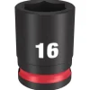 Milwaukee Shockwave Impact Duty 3/8'' Drive 16mm Standard 6 Point Socket 49-66-6140