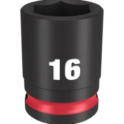 Milwaukee Shockwave Impact Duty 3/8'' Drive 16mm Standard 6 Point Socket 49-66-6140