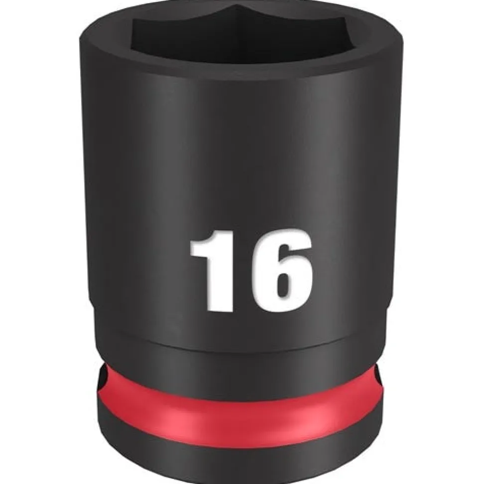 Milwaukee Shockwave Impact Duty 3/8'' Drive 16mm Standard 6 Point Socket 49-66-6140