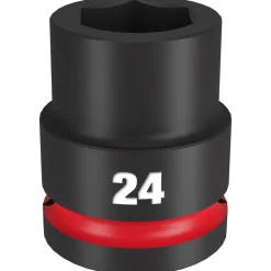 Milwaukee Shockwave Impact Duty 3/4" Drive 24mm Standard 6 Point Socket 49-66-6362