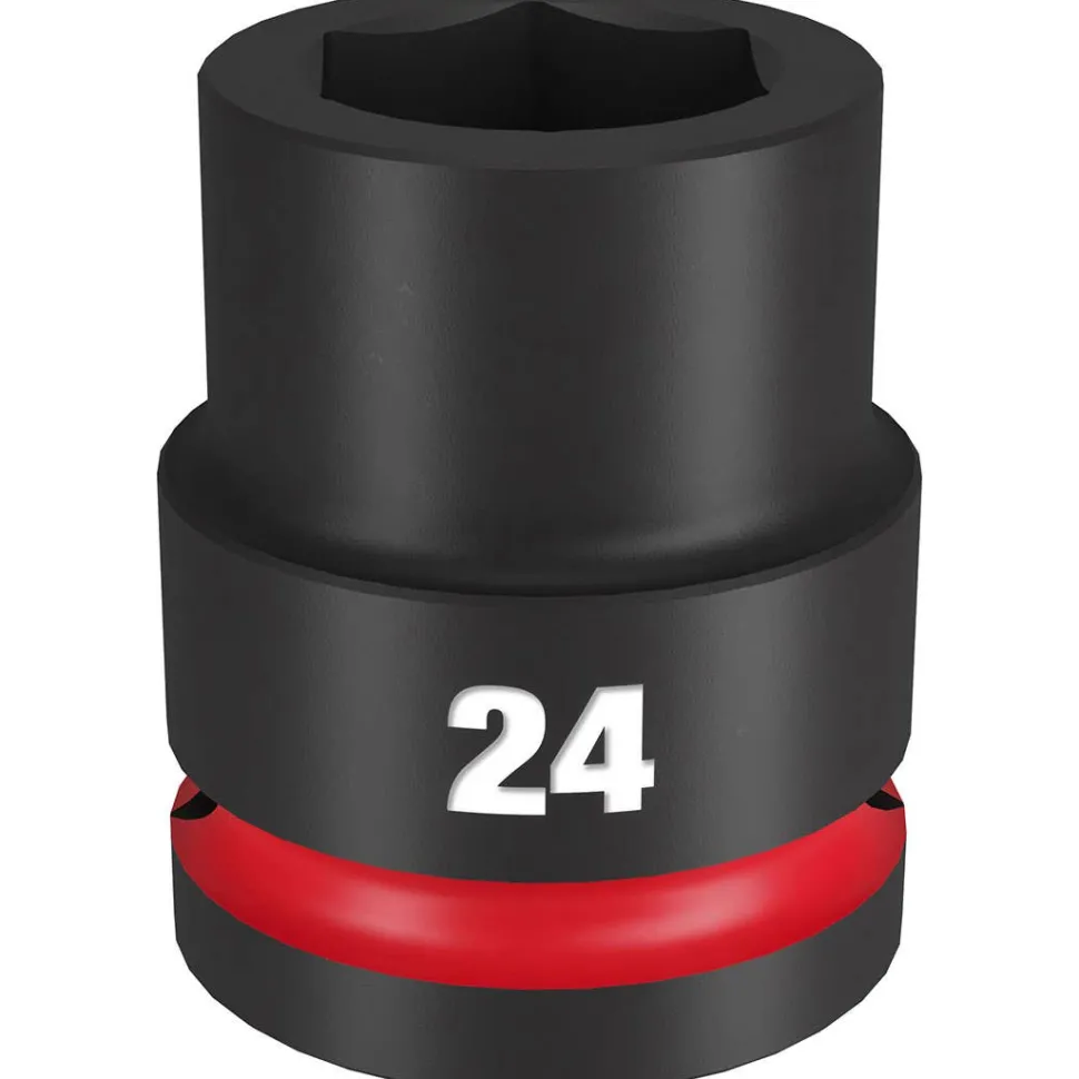 Milwaukee Shockwave Impact Duty 3/4" Drive 24mm Standard 6 Point Socket 49-66-6362