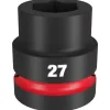 Milwaukee Shockwave Impact Duty 1" Drive 27mm Standard 6 Point Socket 49-66-6592
