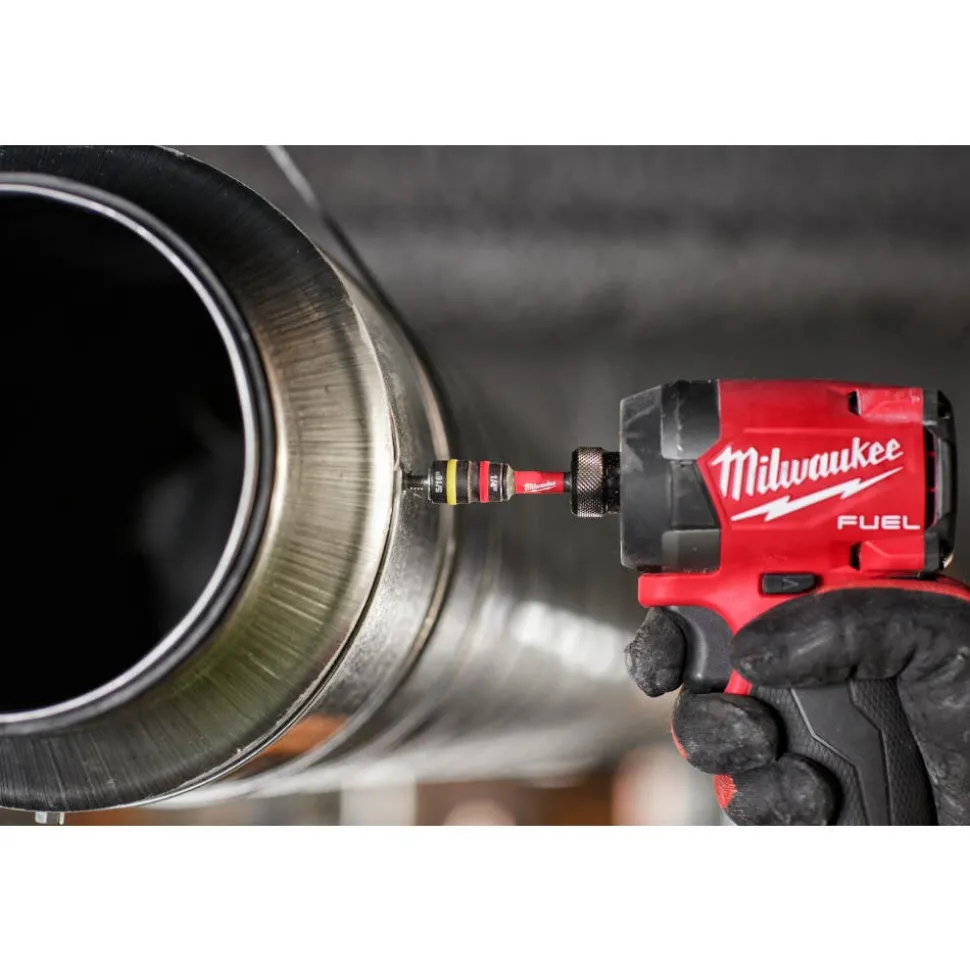 Milwaukee SHOCKWAVE Impact Duty 1/4" and 5/16" x 2-1/4" QUIK-CLEAR 2-in-1 Magnetic Nut Driver 49-66-4542