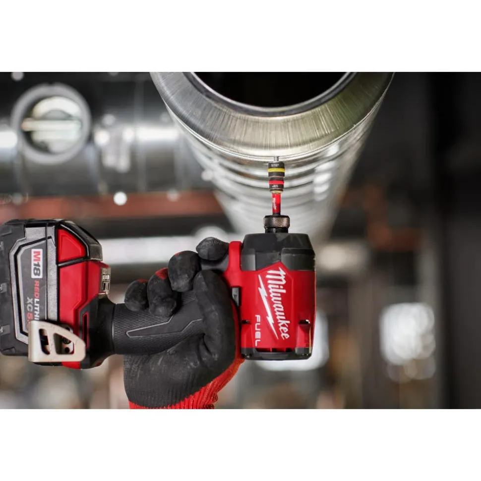 Milwaukee SHOCKWAVE Impact Duty 1/4" and 5/16" x 2-1/4" QUIK-CLEAR 2-in-1 Magnetic Nut Driver 49-66-4542