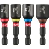 Milwaukee SHOCKWAVE Impact Duty 1-7/8" Magnetic Nut Driver Set 4 Piece 49-66-4562