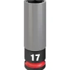 Milwaukee SHOCKWAVE Impact Duty 1/2" Drive 17MM Metric Lug Nut Wheel Socket 49-66-7802