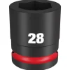 Milwaukee Shockwave Impact Duty 3/4" Drive 28mm Standard 6 Point Socket 49-66-6366