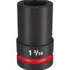 Milwaukee Shockwave Impact Duty 1" Drive 1-3/16" Deep 6 Point Socket 49-66-6507
