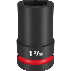 Milwaukee Shockwave Impact Duty 1" Drive 1-3/16" Deep 6 Point Socket 49-66-6507