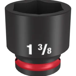 Milwaukee Shockwave Impact Duty 1/2" Drive 1-3/8" Standard 6 Point Socket 49-66-6216