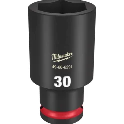 Milwaukee Shockwave Impact Duty 1/2" Drive 30mm Deep 6 Point Socket 49-66-6291