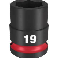 Milwaukee Shockwave Impact Duty 1/2" Drive 19mm Standard 6 Point Socket 49-66-6251