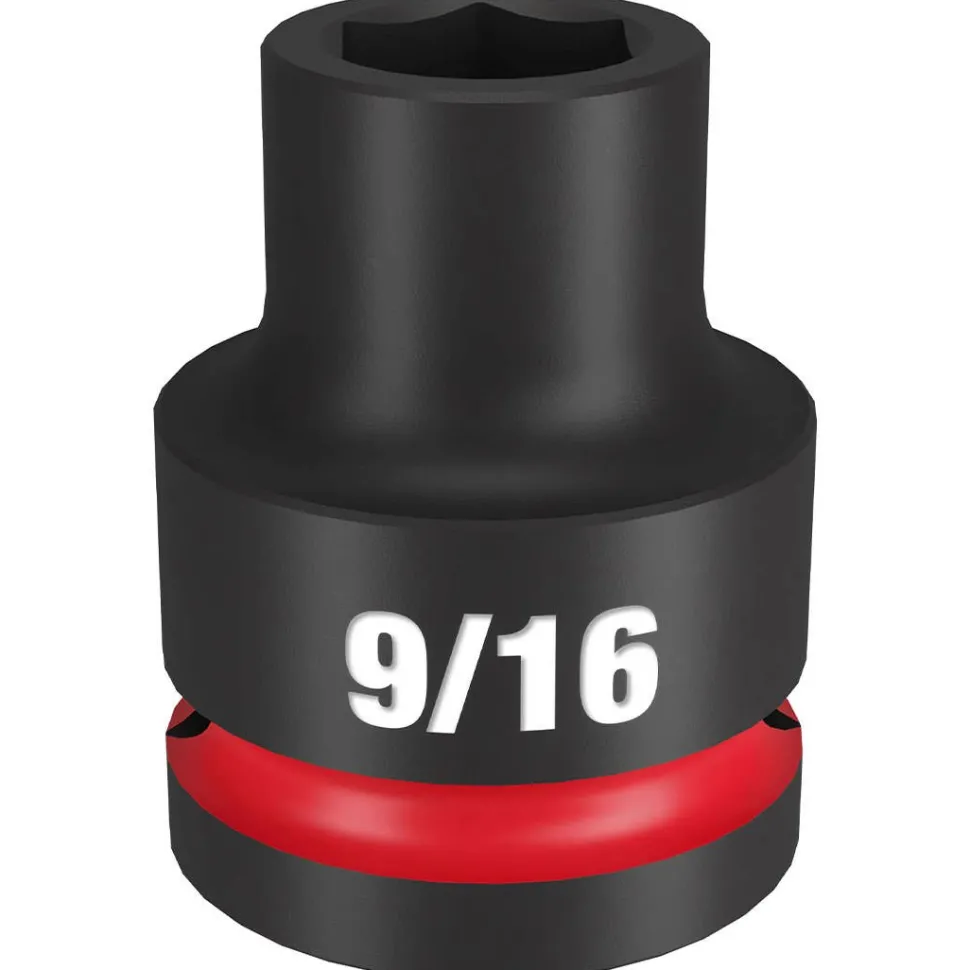 Milwaukee Shockwave Impact Duty 3/4" Drive 9/16" Standard 6 Point Socket 49-66-6300