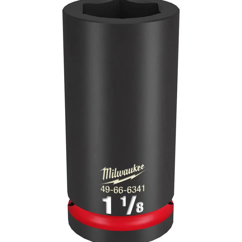 Milwaukee Shockwave Impact Duty 3/4" Drive 1-1/8" Deep 6 Point Socket 49-66-6341