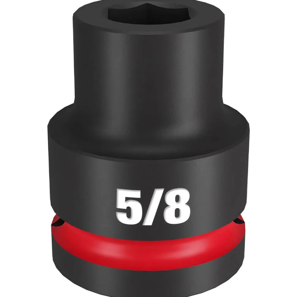 Milwaukee Shockwave Impact Duty 3/4" Drive 5/8" Standard 6 Point Socket 49-66-6301