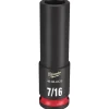 Milwaukee Shockwave Impact Duty 3/8'' Drive 7/16" Deep 6 Point Socket 49-66-6120