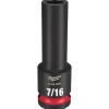 Milwaukee Shockwave Impact Duty 1/2" Drive 7/16" Deep 6 Point Socket 49-66-6221