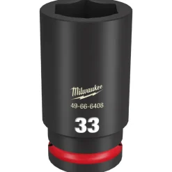 Milwaukee Shockwave Impact Duty 3/4" Drive 33mm Deep 6 Point Socket 49-66-6408
