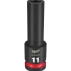 Milwaukee Shockwave Impact Duty 1/2" Drive 11mm Deep 6 Point Socket 49-66-6272