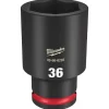 Milwaukee Shockwave Impact Duty 1/2" Drive 36mm Deep 6 Point Socket 49-66-6297