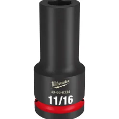 Milwaukee Shockwave Impact Duty 3/4" Drive 11/16" Deep 6 Point Socket 49-66-6334