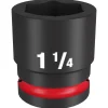 Milwaukee Shockwave Impact Duty 3/4" Drive 1-1/4" Standard 6 Point Socket 49-66-6311