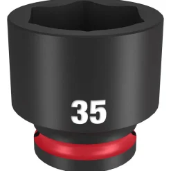 Milwaukee Shockwave Impact Duty 1/2" Drive 35mm Standard 6 Point Socket 49-66-6267