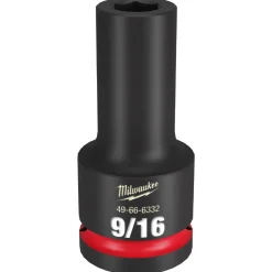 Milwaukee Shockwave Impact Duty 3/4" Drive 9/16" Deep 6 Point Socket 49-66-6332