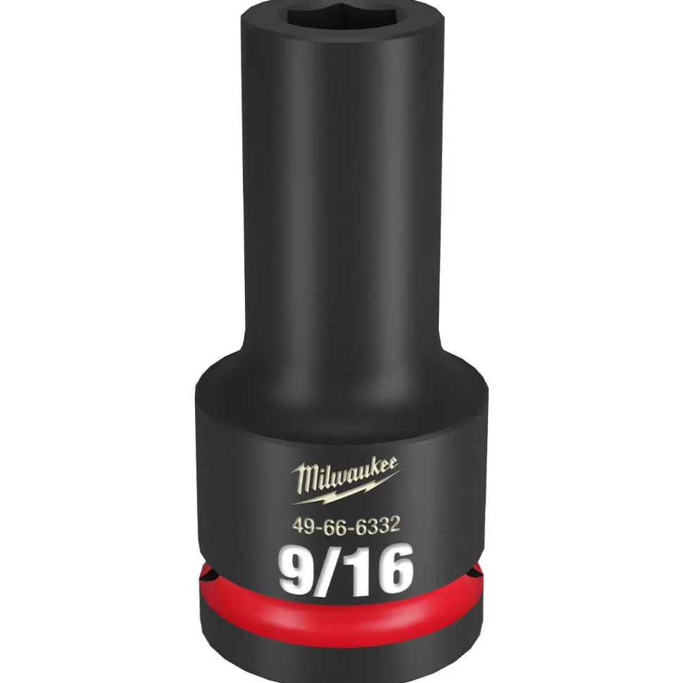 Milwaukee Shockwave Impact Duty 3/4" Drive 9/16" Deep 6 Point Socket 49-66-6332